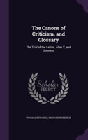 Canons of Criticism, and Glossary