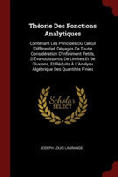 Theorie Des Fonctions Analytiques