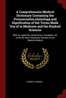 A COMPREHENSIVE MEDICAL DICTIONARY CONTA