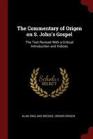 Commentary of Origen on S. John's Gospel