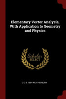 ELEMENTARY VECTOR ANALYSIS, WITH APPLICA