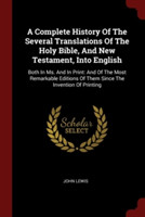 A COMPLETE HISTORY OF THE SEVERAL TRANSL
