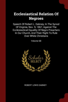 ECCLESIASTICAL RELATION OF NEGROES: SPEE