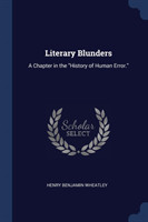 Literary Blunders