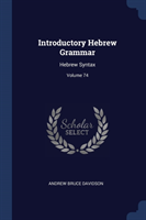 Introductory Hebrew Grammar