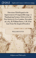 DIRECTIONS WITH REGARD TO THE IMPROVEMEN