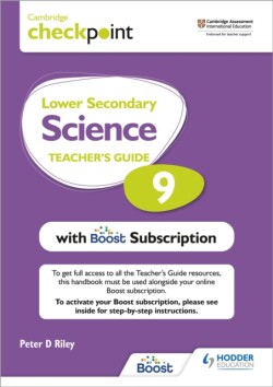 Cambridge Checkpoint Lower Secondary Science Teacher's Guide 9 with Boost Subscription