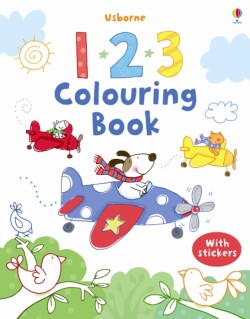 First Colouring Book 123 + Stickers