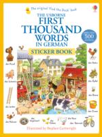 First Thousand Words in German Sticker Book