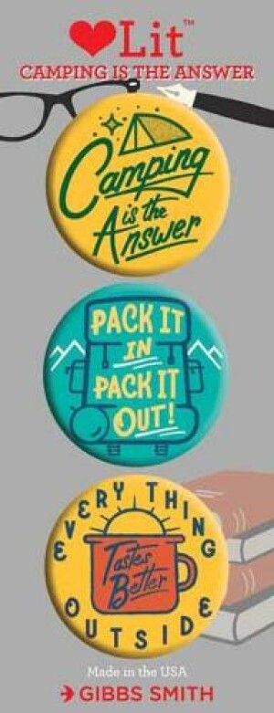 Camping is the Answer 3 Badge Set