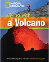 Living With a Volcano + Book with Multi-ROM Footprint Reading Library 1300