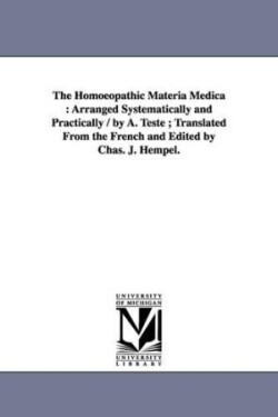 Homoeopathic Materia Medica