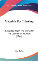 Materials For Thinking