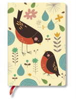 Mother Robin (Tracy Walker?s Animal Friends) Midi Lined Hardcover Journal (Elastic Band Closure)
