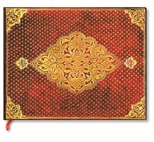 Golden Trefoil Unlined Hardcover Guest Book
