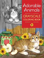 Adorable Animals GrayScale Coloring Book