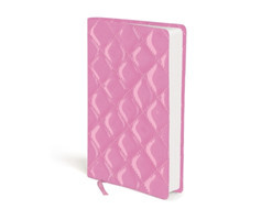 NIV Compact Strawberry Cream Quilted Duo-Tone Bible