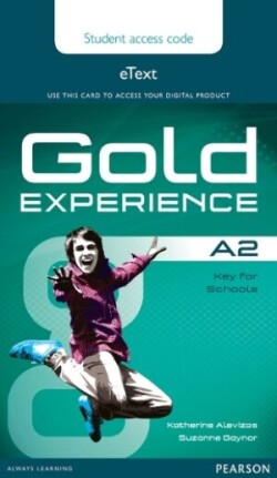 Gold Experience A1 Student's eText Access Card