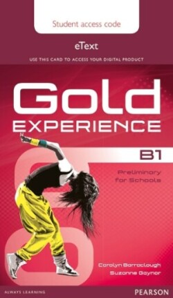 Gold Experience A2 Student's eText Access Card