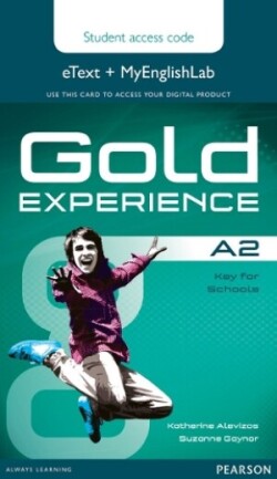 Gold Experience A2 Student's eText with EnglishLab Access Card