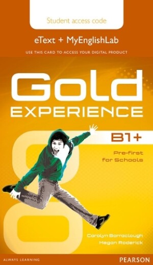 Gold Experience B1+ Student's eText with EnglishLab Access Card