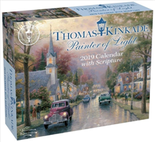Thomas Kinkade Painter of Light with Scripture 2019 Day-to-Day Calendar