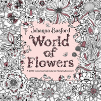 Johanna Basford - World of Flowers 2020 Colouring Square Wall Calendar