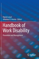 Handbook of Work Disability