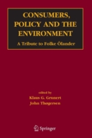 Consumers, Policy and the Environment