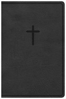 KJV Everyday Study Bible, Black LeatherTouch