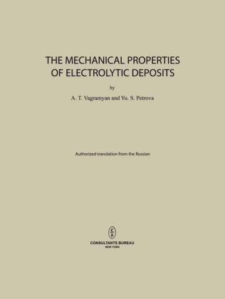 Mechanical Properties of Electrolytic Deposits