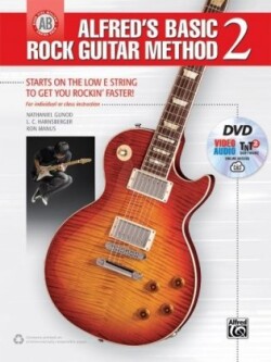 Alfred's Basic Rock Guitar Method 2, m. 1 Buch, m. 1 Beilage