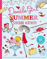 Doodle Girl Summer Sticker Activity