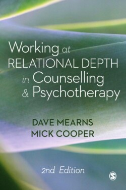 Working at Relational Depth in Counselling and Psychotherapy