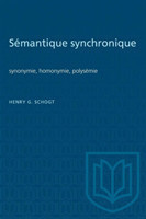 Sémantique synchronique synonymie, homonymie, polys mie