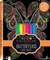 Kaleidoscope Neon Colouring Kit Butterflies