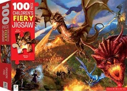 100-Piece Children's Fiery Jigsaw: Dragon Fire