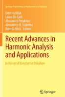 Recent Advances in Harmonic Analysis and Applications