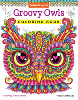 Groovy Owls Coloring Book