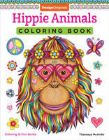 Hippie Animals Coloring Book