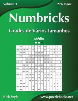 Numbricks Grades de Vários Tamanhos - Médio - Volume 3 - 276 Jogos