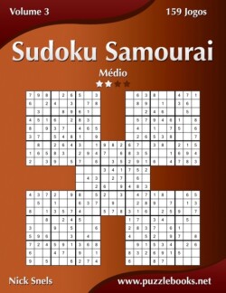 Sudoku Samurai - Médio - Volume 3 - 159 Jogos