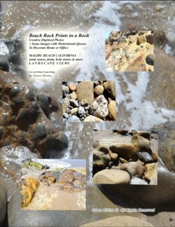 Beach Rock Prints in a Book