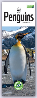 WWF Penguins - Pinguine 2023 - Slimline-Kalender