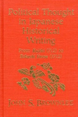 Political Thought in Japanese Historical Writing