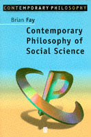 Contemporary Philosophy of Social Science A Multicultural Approach