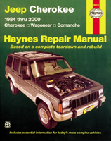 Jeep Cherokee Cherokee, Comanche & Wagoneer Limited, 2WD & 4WD, petrol (1984-2001) Haynes Repair Manual (USA)