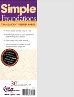 Simple Foundations Translucent Vellum Paper