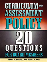 Curriculum and Assessment Policy