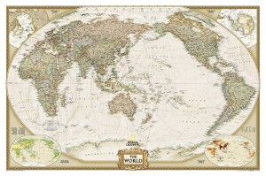 World Executive, Pacific Centered, Laminated